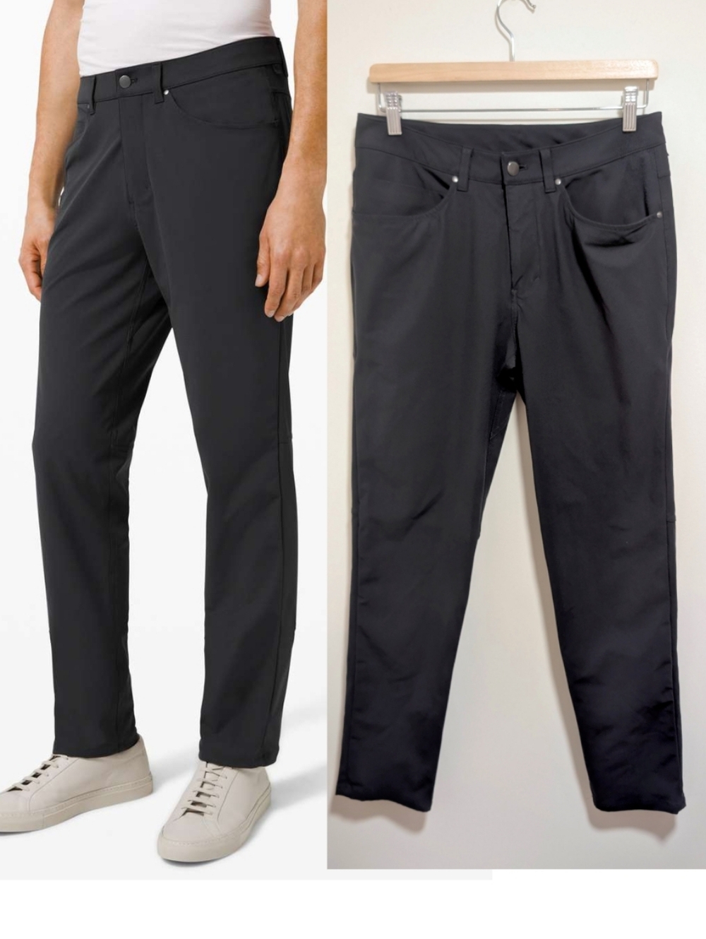 Lululemon | ABC Pant Relaxed 34" In Warpstreme Obsidian Grey